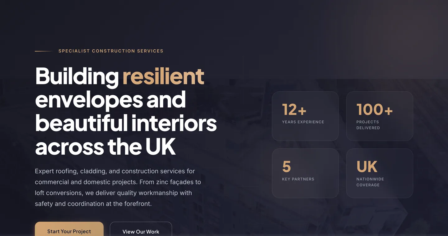 DMB UK Construction product screens