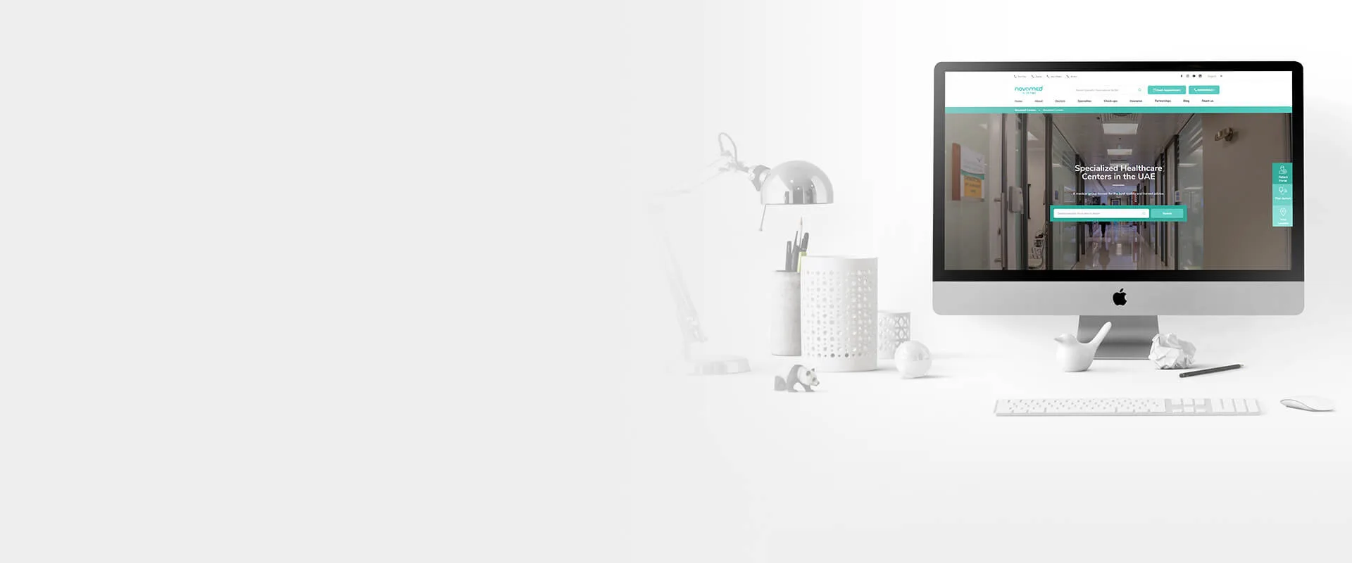 Novomed product screens