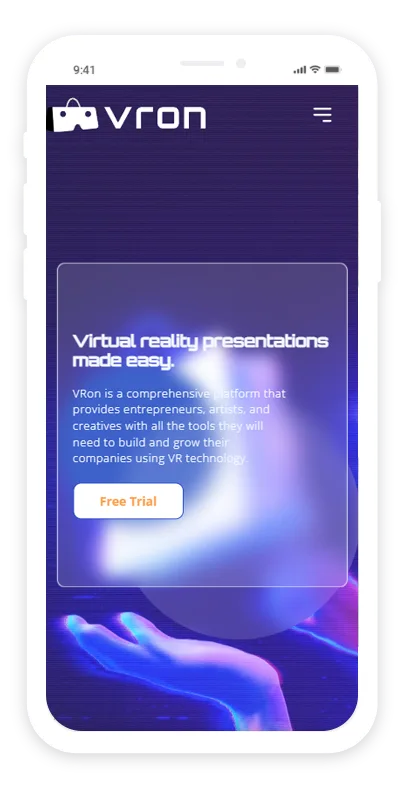 VRon case study